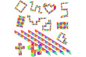 LURNODY 25 Piezas Snake Puzzle Mini, Mini Serpiente Mágica, Juguetes Educativos Serpiente, Serpiente Mágica Adecuado como Premios en el Aula, Obsequios para Fiestas Infantiles, Regalos para Niños