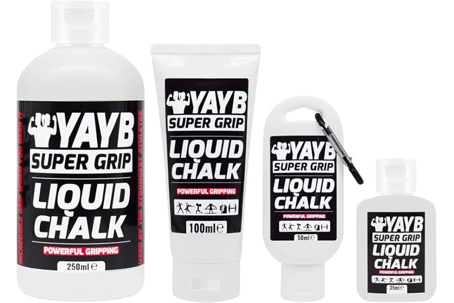 YAYB LIQUID CHALK | Powerful Grip Formula | Sweat-Free Hands | Sports Chalk | Weight Lifting | Rock Climbing | Power Lifting | Weight lifting | Bodybuilding
