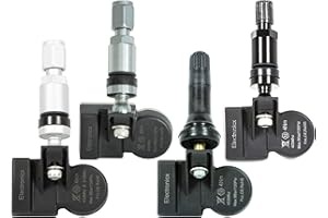 ELECTRONICX Set of 4 Tyre Pressure Sensors, Wheel Sensors, Air Pressure Sensors, RDKS TPMS Compatible with BMW 5 Series 01.2017-12.2023 G30 G31 G38 36106887147 Aluminium Gunmetal