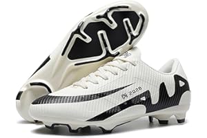 NaLatia Chaussures de Football Garçons Spike Crampons Baskets Foot Enfants Chaussures de Foot Fille Chaussures de Sport Adolescents Unsisexe Taille 32-46