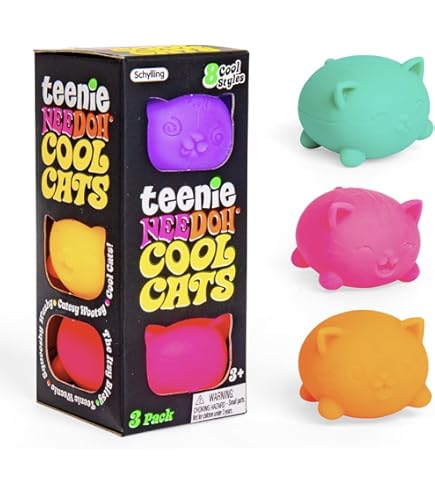 Schylling NeeDoh Gumdrop Squishy Fidget Toy - Sweetie-Themed