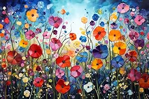 ELETIFFI Diamond Painting Kinder Erwachsene Diamant 30x40 Diamond-Painting Bilder Mädchen Geschenke Daiments Diy Set Klein blumen Diamanten 5d Kristallmalerei Starterset Diamont Crystal Geburtstagsgeschenk