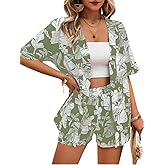 GRECIILOOKS Co-ord Set for Women Stylish | Women Co-Ord Pajama Set | Stylish Night Dress & Beach Outfit | 2 Piece Printed Shi