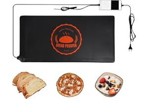 Bourske Brotwarmmatte Gärmatte, Heizmatte für Sauerteig mit Thermostat Sauerteig Heizpad für Teig Proofing, Joghurtbacken Sauerteig Wärmer