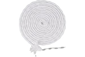 DMKOHI Ołowiana taśma do firanek, łańcuch ołowiany, 5 m, obciążnik do firanek, gładkie zawieszenie, idealne fałdy, do zasłon, zasłon, tkaniny, zasłony prysznicowe i moskitiery, taśma ołowiana, akcesoria 30 g