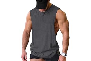 COOFANDY Tank Top Herren Gym Bodybuilding Shirts Ärmellose Muskelshirts Männer