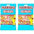 Roulette Gummy Sweets Fruity Flavours - 6 Roll Packs 150g (25g per roll) - 2x Share Bags (12 Rolls)