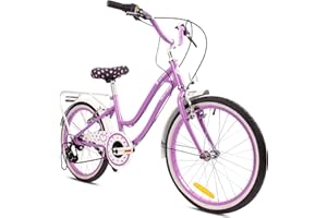 ‎SUN BABY sun baby Mädchenfahrrad 20 Zoll Radgröße Heart Bike zur Auswahl 6 Gang Shimano Kinderfahrrad Kinderrad für Mädchen von 6 bis 10 Jahre verstellbare