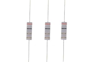 HUABAN 10 Piezas 5W 5 Watts 3R 3 Ohm 5% Resistencia de película de óxido metálico