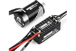 INJORA 4800Kv Roverin Sistema di Alimentazione FOC Impermeabile ESC Brushless con Sensore & Combo Motore 180 per Aggiornamento TRX4M Ascent-18