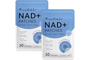 YIJIAXINGZHOU NAD Patches for Women & Men, NAD+ Patch for Energy & Healthy Aging, NAD Plus Advanced Total Recovery Patches, 60 Days Supply