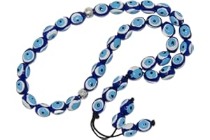 Jeannieparnell N157 - Prayer Beads Worry Beads Tasbeeh Tasbih Lucky Evil Eye Nazar Boncuk Handmade