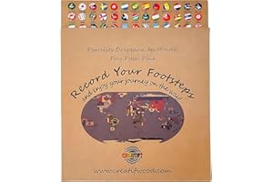 Creatifwood 291 chinches Bandera Nacional con placas de corcho