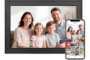 Bestrip Digital Photo Frame,10.1 Inch Frameo WiFi Electronic Picture Frame,1280x800 HD IPS Touch Screen,32GB Memory,Auto-Rotation,Share Photos &Videos,Birthday Gifts for Women/Men.