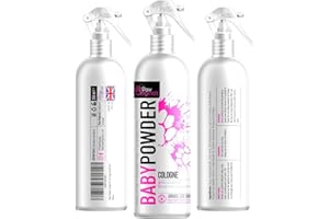 PAW ORIGINALS Baby Powder Cologne Perfume For Dogs - Long Lasting Deodoriser For Dogs & Aloe Vera Coat Conditioner- Naturally Derived - Lasts Up to 3 Days - 250ML - Perfume & Conditioner For Dogs, Cats & Pets