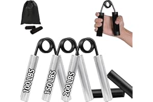hufhnwso Hand Grip, 3 Pcs de Hand Grip Musculation, 100kg Musculation Avant Bras, Avant Bras Muscu, pour Débutants et Professio