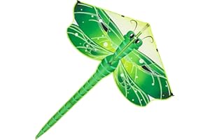 Nazano Dragonfly Kites, Large kites for children and adults, Extremely Easy to Fly, Kites & Flying Toys for Outdoor Game Activities, Beach Games Great Gift to Boys Girls Age 3 4 5 6 and Up (Green)