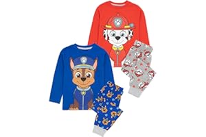 PAW PATROL Piżama dziecięca, zestaw 2 sztuk, dla chłopców i dziewczynek, koszulki