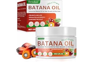 GMOLARSUSCO Batana Oil for Hair Growth, 100% Natural, Pure, Unrefined and Organic Raw Batana Oil Prevent Hair Loss, Hair Oil Repair Splitting, Drying and Injuring Hair, for Thicker Fuller Healthier Hair