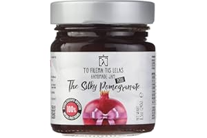 To Filema Tis Lelas Handmade Confiture de Grenade, Sans Sucre Ajouté, Paquet de 2 x 240 g (Total: 480 g)