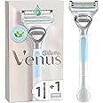 Gillette Venus Maquinilla De Depilación Para Mujer Para Ingles Y Zona Íntima, 1 Mango + 1 Recambio, Ayuda A Proteger La Piel