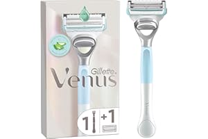 Gillette Venus Maquinilla De Depilación Para Mujer Para Ingles Y Zona Íntima, 1 Mango + 1 Recambio, Ayuda A Proteger La Piel De La Irritación Tras La Depilación