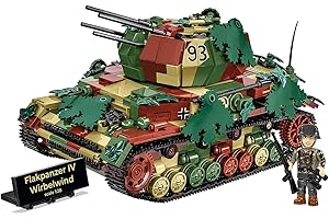 COBI FLAKPANZER IV WIRBELWIND Executive Edition - Véhicule de combat blindé - Échelle 1:28 - 8+ - Unisex - Enfants - Historiens, constructeurs de modèles, et à la fois adultes et enfants passionnés