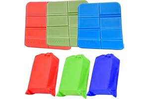 TDDL 3 Pcs Plegable Almohadilla Cojines Asiento de EVA Espuma, Estera portátil Cojín Al Aire Libre XPE Impermeable para Parque Almohadilla Que Acampa