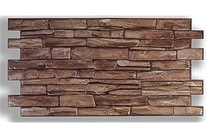 Grace Baltic – Pannelli da parete 3D per decorazione di pareti interne in PVC (34, Carelia)