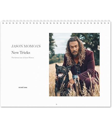 Jason Momoa 2026 Calendar - Calendrier - Calendario : Momoa, Jason