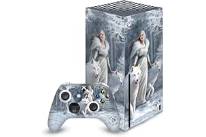 Head Case Designs sous Licence Officielle Anne Stokes Gardiens d'hiver Mix Art Vinyle Autocollant De Jeu Peau Autocollant Couverture Compatible avec Xbox Series X Console and Controller Bundle