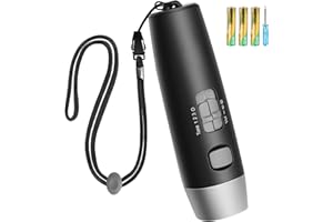 Aytop Sifflet Darbitre Electronique Professionnel, Sifflet d'urgence Portable avec 3 Tons, Sifflet Dentraînement Durable, Sac de Rangement Inclus pour Les Entraîneurs - Bleu