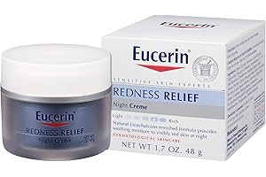 Eucerin Redness Relief Soothing Night Cr?me, 1.7 uncja
