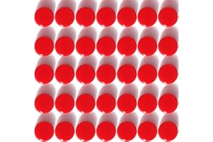 ZDZBLX Fridge Magnets, 40pcs Strong Magnets, Heavy Duty Small Round Magnet, Red Mini Magnets for Whiteboard, Notice Board, Refrigerator, Crafts, Office & Home Use, Cute Tiny Magnetic Dots for Adults