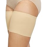 1//2, Beige-Satin Moltico Elastische Oberschenkelb/&auml;nder Gegen Reibung Spitze Anti Chafing Schenkel Band Beige Schwarz von Gabriella
