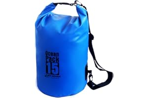 ZIP ZAP ZOOOM Karana Ocean Dry Pack Day Waterproof Travel Kayak Bag 15 Litre 15L Blue