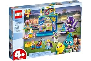 LEGO®-4+ Toy Story 4™ Le carnaval en folie de Buzz et Woody ! Jeu de construction, 4 Ans et Plus, 230 Pièces 10770