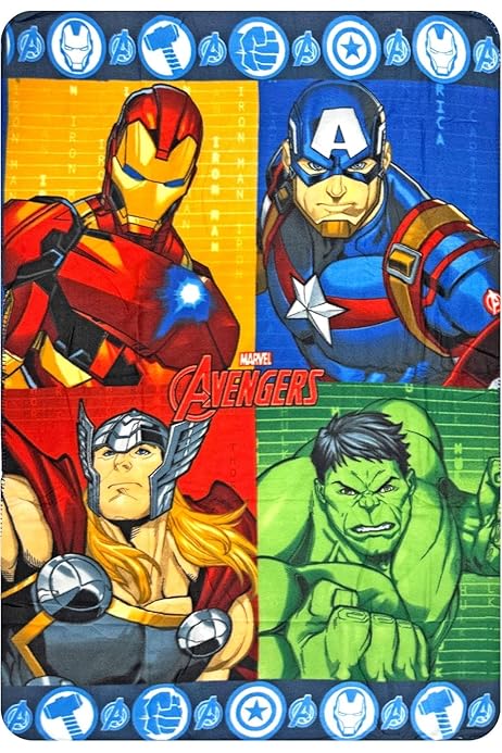 Astuccio Marvel Avengers Per Bambini - Rosso E Blu, Capiente, Per Scuola E Materna