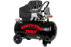 DIRTY PRO TOOLS UK AIR Compressor 50 litres 8BAR 115PSI 230V Electric 50 Litre