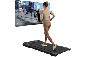 Copant Cinta de Correr, Cinta de Correr con LCD Scarn, 2.5 HP Caminador con App &Mando a Distancia，Carga MAX 159 kg, con cursos de formación y Carreras, 1-8km/h para el hogar o la Oficina.