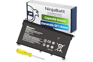 NinjaBatt HT03XL L11119-855 batteria per HP Pavilion 15-cs0xxx 15-da0xxx 14-DK 14-CF 15-CW 15-CR 15-DB 17-BY Series 15-cs1065cl 15-db0011dx 15-da012dx 15-da0014dx 14-dk1013dx [11.55V,41.9Wh]
