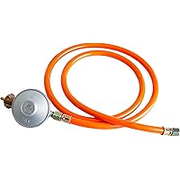 Gasdruckminderer (Niederdruckregler) mit Gasschlauch 50 mbar (Set)