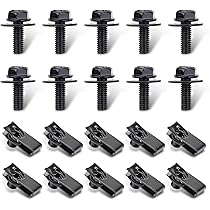 125 Stuks Autoschroeven & Bouten Kit - Universele U-Clips