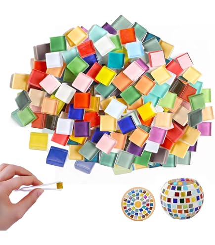Mosaïque Cristal Verre 200g Couleurs Mélangées Pour Loisirs Créatifs