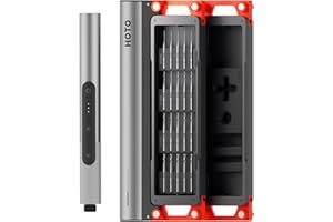 HOTO SNAPBLOQ D-A03 Mini Trapano a Batteria con 20 punte, Trapano a Mano Senza Fili a 3 velocità, Luci LED, Set di Trapani Elettrici per la Realizzazione di Gioielli, Resine, Legno, Plastica, DIY