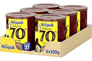 Nesquik NESTLÉ Intenso 70% Cacao Soluble 300g Lata-Pack de 6