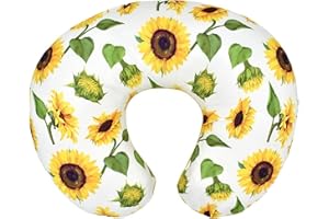Yolispa Nursing Pillow Cover(COVERS ONLY), U Shaped Breastfeeding Pillows Cover, Detachable Washable Breastfeeding Pillowcases, Infant Nursing Pillow Covers for Breastfeeding Moms
