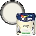 Dulux Silk Emulsion Paint For Walls And Ceilings - Jasmine White 2.5 Litres