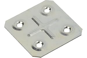 Sipa Sita 8/117 Piastrina Quadrata, Spessore 1 mm, 4,5x4,5 cm, Set di 100 Pezzi