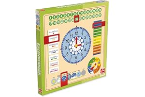 Goula Hölzerne Kalenderuhr